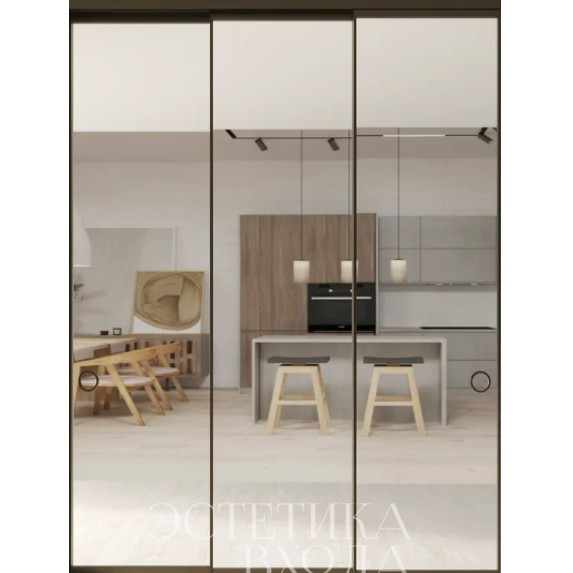 перегородка зеркало