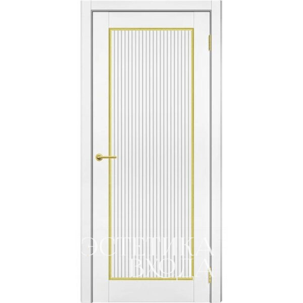 межкомнатная дверь Эра золотой молдинг Пэт тандор