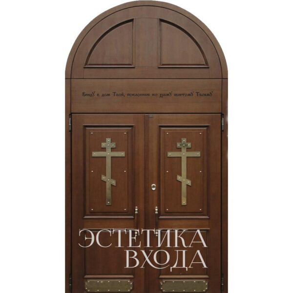 Входная дверь под заказ Артикул 214 для  церкви и храма 