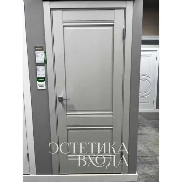 Межкомнатная дверь Классико 42 43 грей