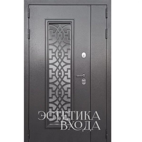 Входная дверь Камилла Серебро 1200х2050 и 1200х2200