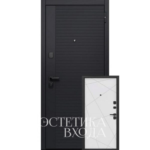 Входная дверь черный кварц ( Феррони )
