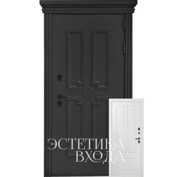 Входная дверь Калипсо термо черный Венмар