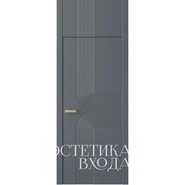 Межкомнатная дверь MOLIS 1 с фальш фрамугой West Style