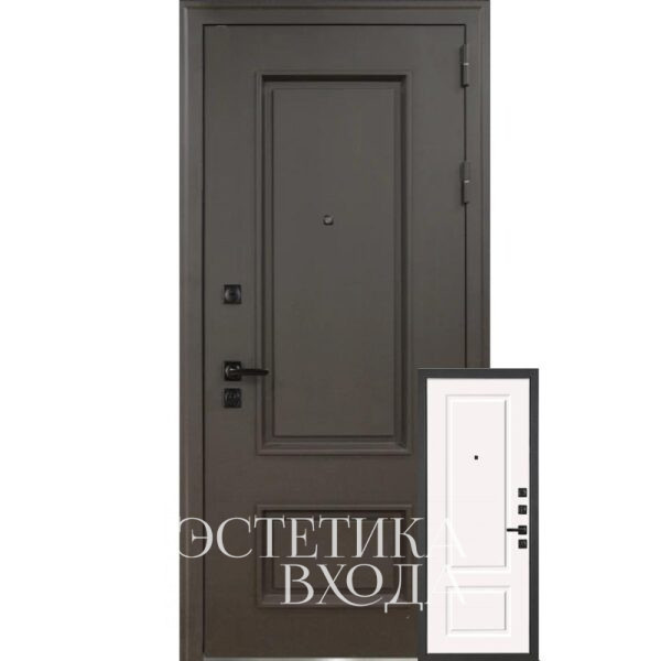 Входная дверь Теодор коричневый 960*2200мм нестандарт