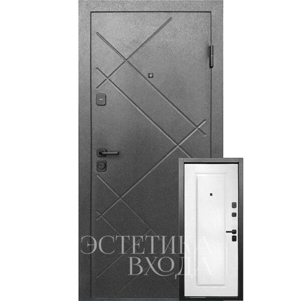 входная дверь 7см штамп букле графит купить входную дверь в Краснодаре
