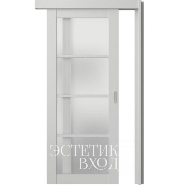 Межкомнатные двери купе стекло беж