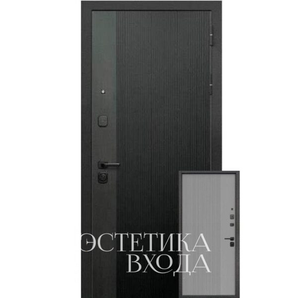 входная дверь 9см вертикаль серая купить входную дверь в Краснодаре