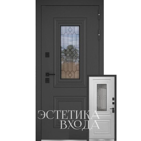 входная дверь Верса Термо муар серый купить входную дверь в дом в Краснодаре