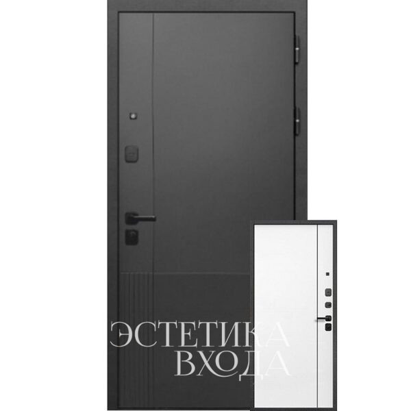 входная дверь 9 см Шпамп Нео эмалит белый купить металлическую дверь в Краснодаре