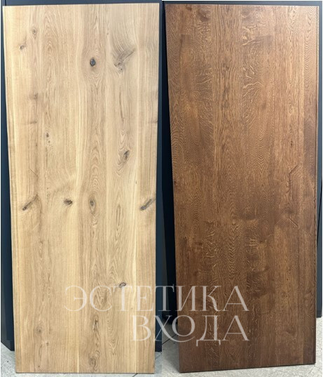 Межкомнатная дверь массив дуба Легно Legno 5 Мореный дуб