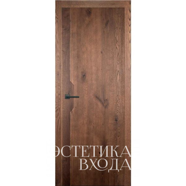 Межкомнатная дверь массив дуба Легно Legno 5 Мореный дуб
