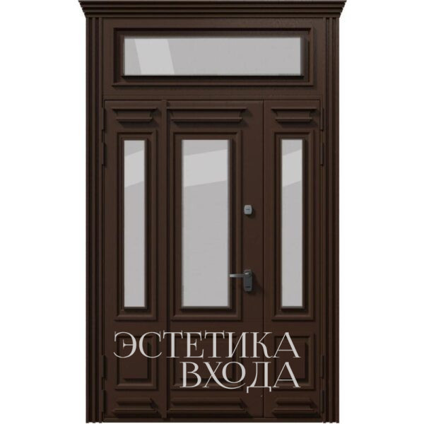 входная группа с фрамугой