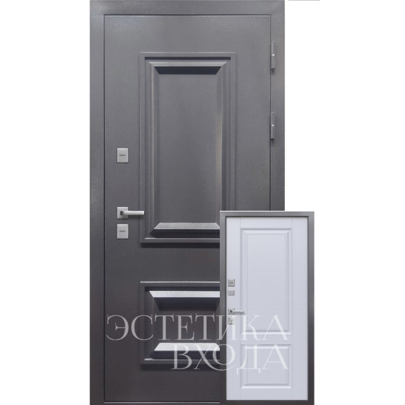 Входная дверь 11 см Терморазрыв Протерма Багет букле антрацит