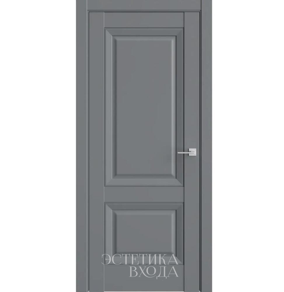 дверь виктория косо багет темный графит