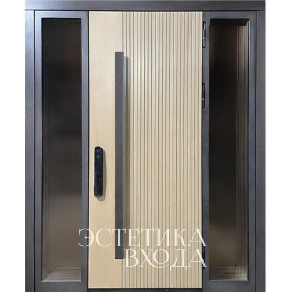 нестандарная входная дверь в дом под заказ Краснодар