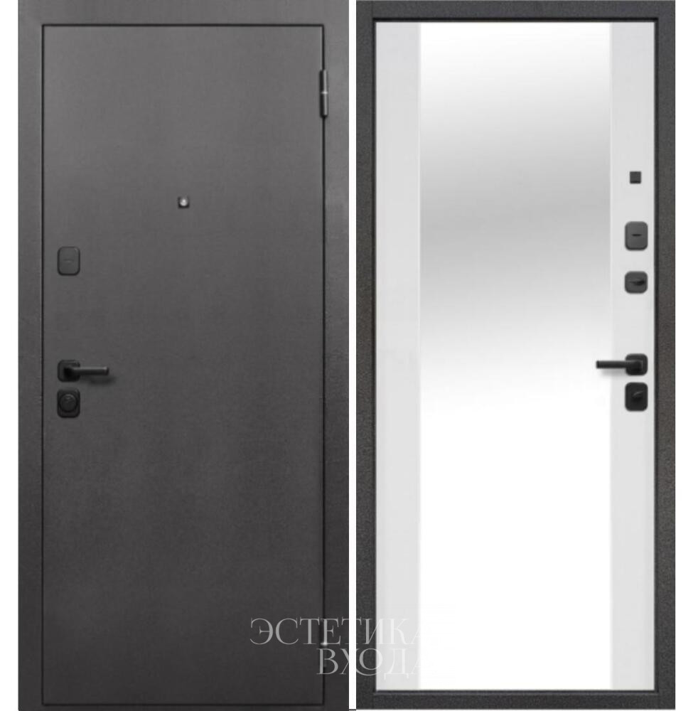 Входная дверь Гарда зеркало мет/ мдф 7см — изображение 2