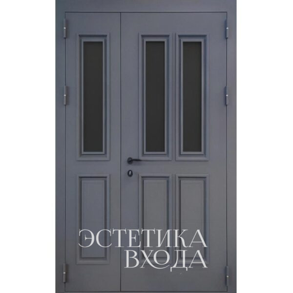 нестандартная входная дверь в дом под заказ Краснодар