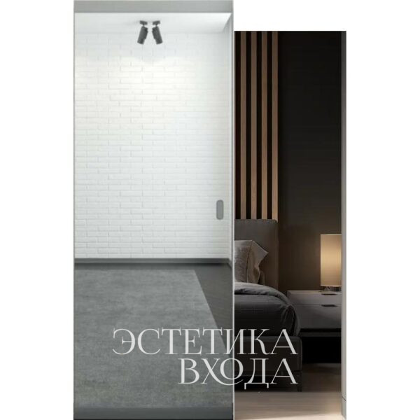 Межкомнатная дверь зеркало с системой Magic