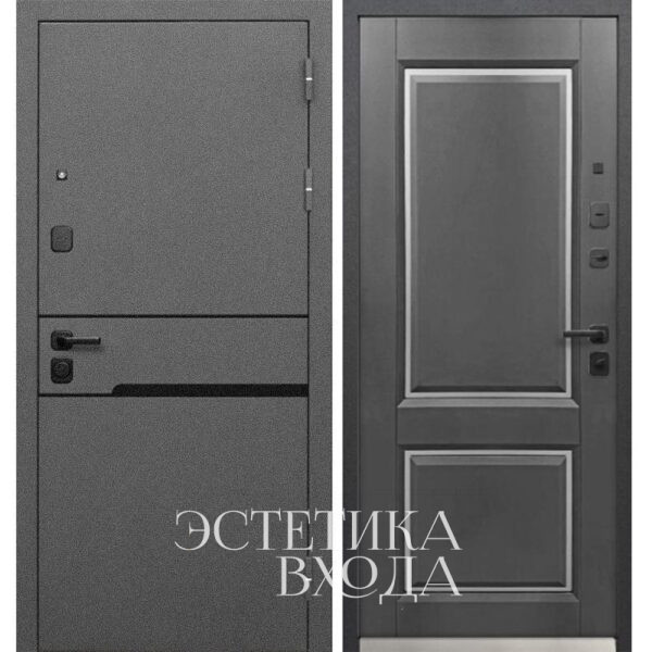 Входная дверь 9см Афина грей купить входную дверь Краснодар