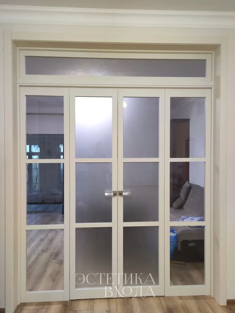 оптима порте перегородка распашная с фрамугой