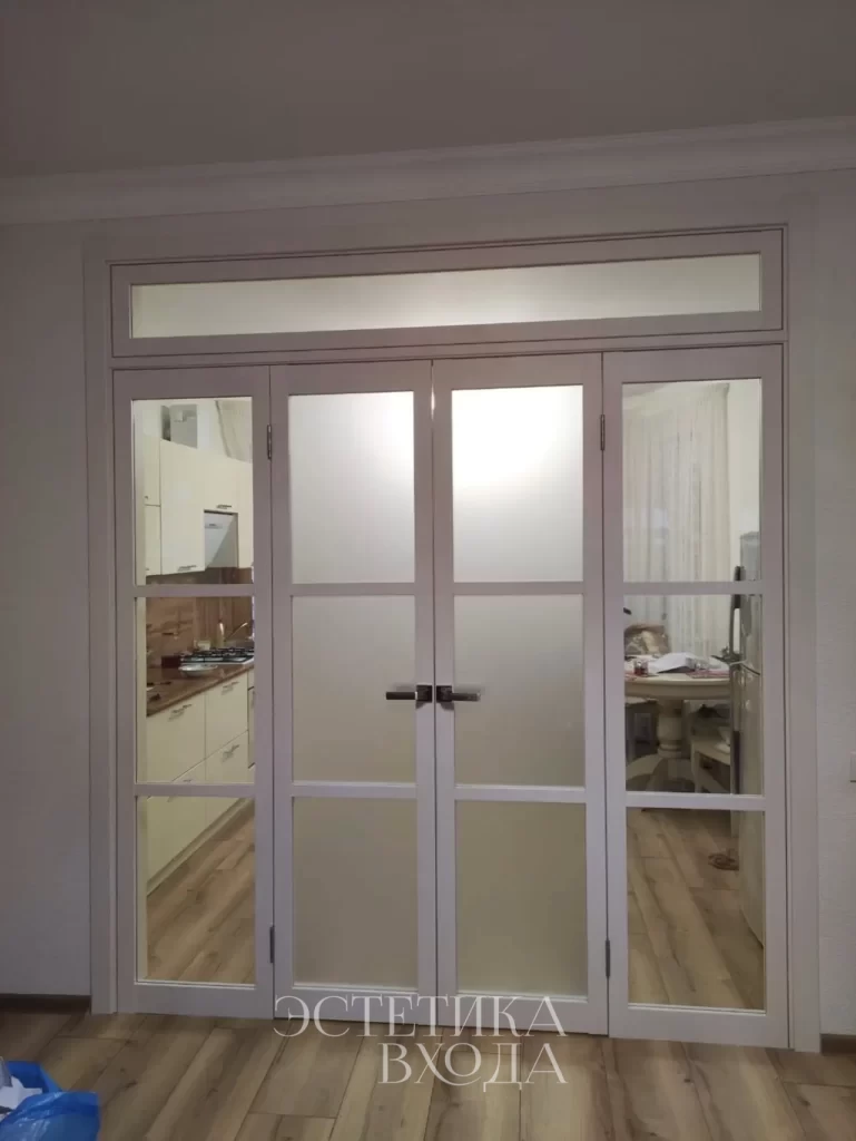 оптима порте перегородка распашная с фрамугой