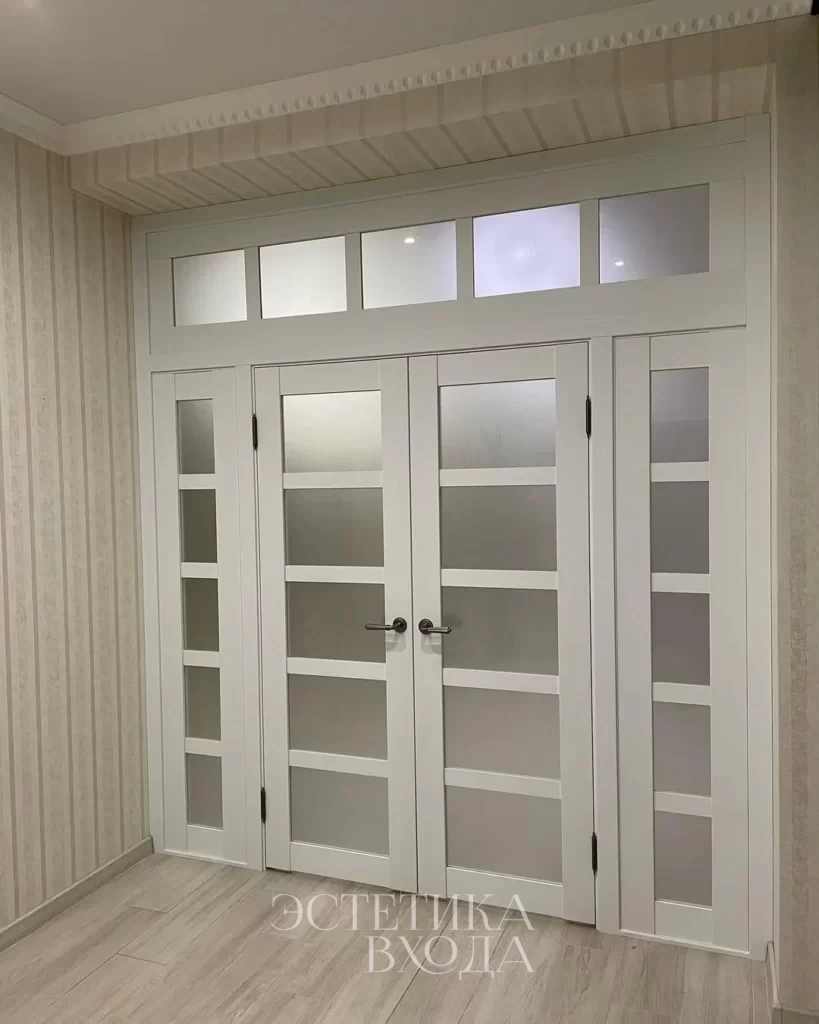 оптима порте перегородка распашная с фрамугой