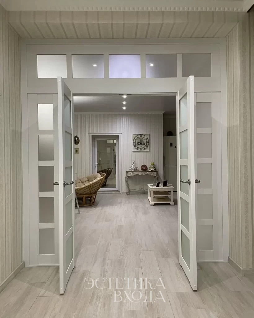 оптима порте перегородка распашная с фрамугой