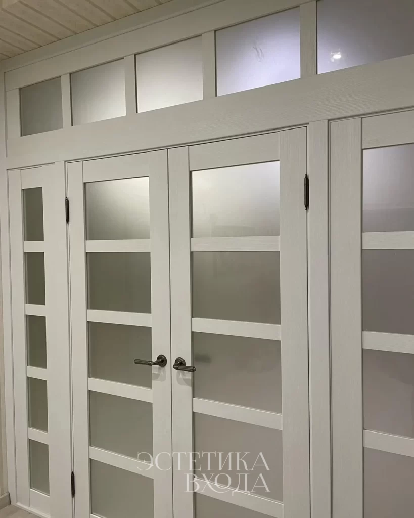 оптима порте перегородка распашная с фрамугой