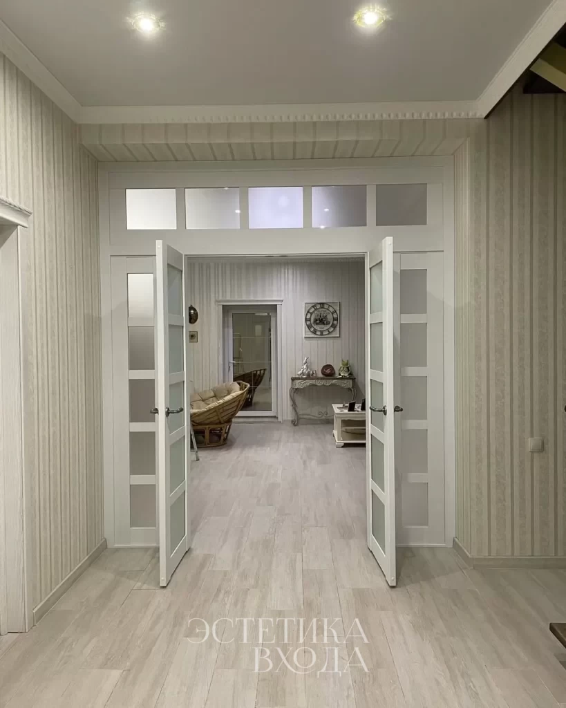 оптима порте перегородка распашная с фрамугой