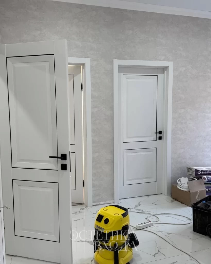 Межкомнатная дверь Виктория 6 косо багет