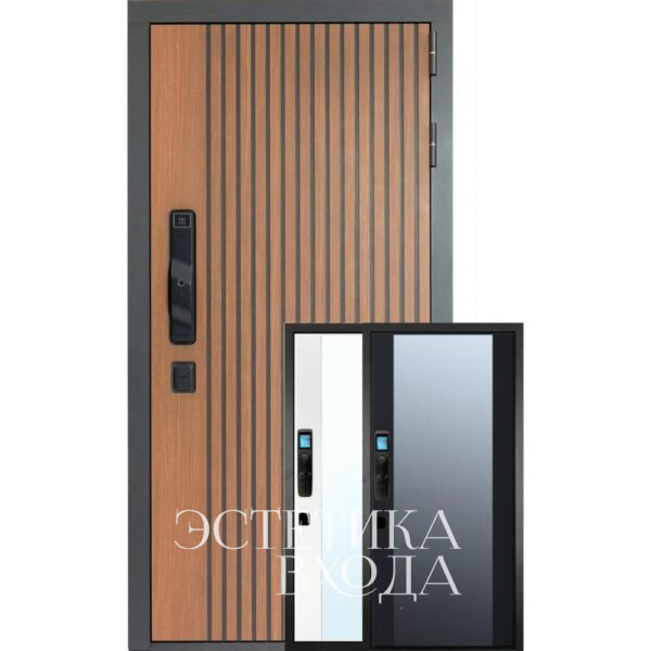 Входная дверь Гранит Шторм Dircode U800 с зеркалом