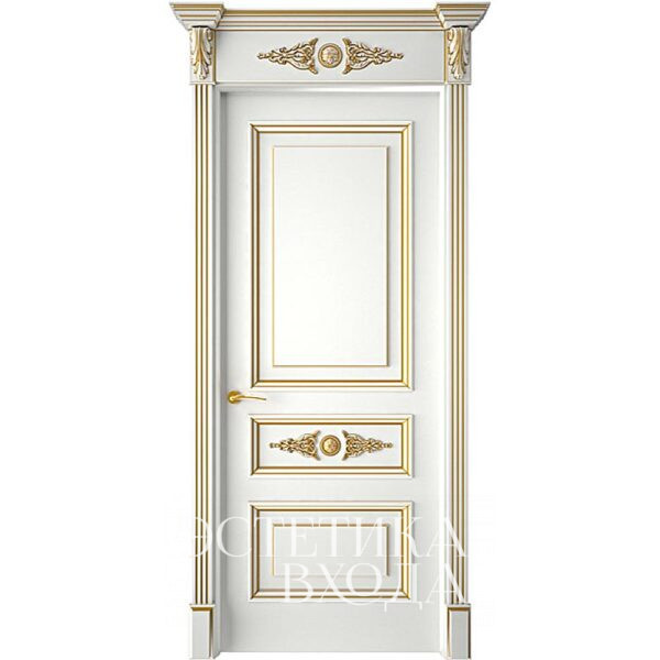межкомнатная дверь Кардинал патина золото эмаль купить двери в эмали Краснодар (1)