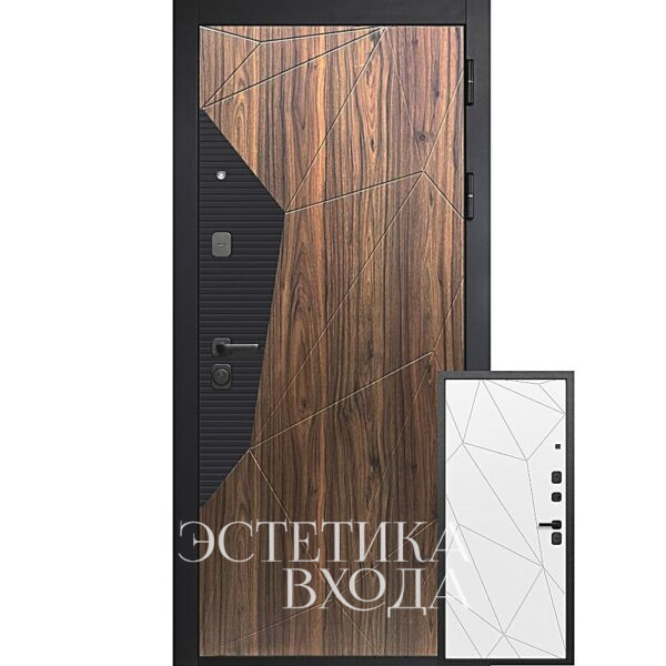 входная дверь Геометрия Эмалит белый Феррони купить входную дверь в квартиру Краснодар (1)