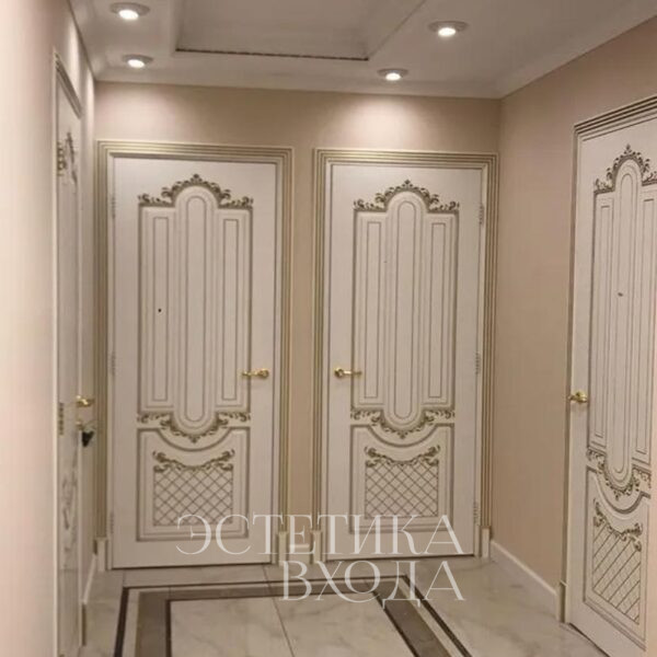 межкомнатная дверь Александрия 2 эмаль купить межкомнатные двери в Краснодаре двери Эстетика входа Краснодар