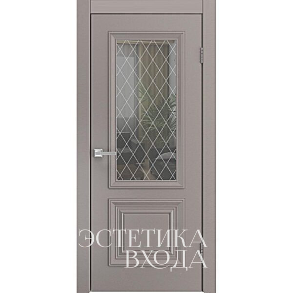 межкомнатная дверь Неаполь 2 мокко купить межкомнатные двери в эмали Краснодар (1)