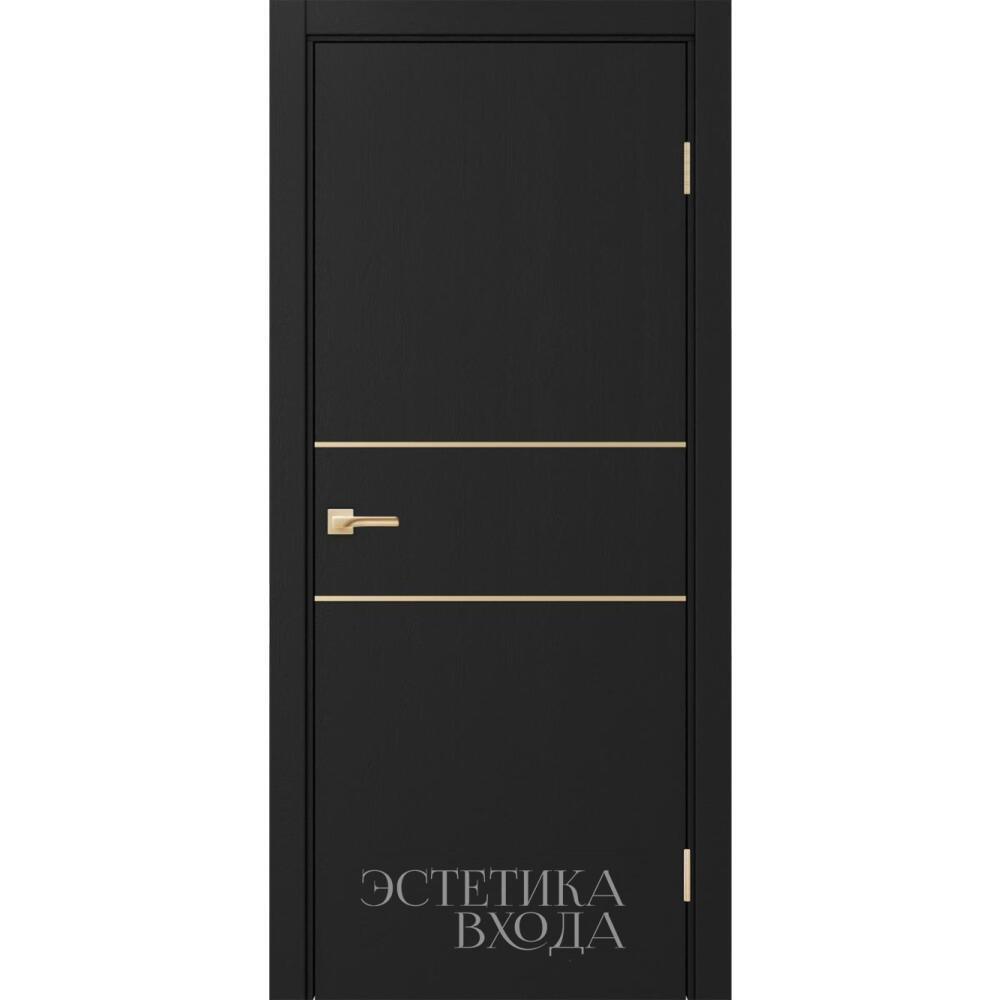 Межкомнатная дверь Неаполь 203 золотой молдинг ( 6 цветов ) — изображение 4