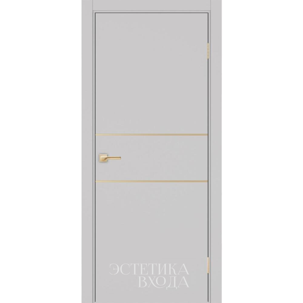 межкомнатная дверь Неаполь 203 молдинг алюм.золото оптима порте купить двери оптима порте в Краснодаре