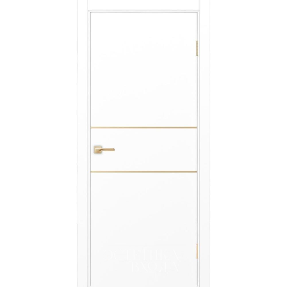 межкомнатная дверь Неаполь 203 молдинг алюм.золото оптима порте купить двери оптима порте в Краснодаре