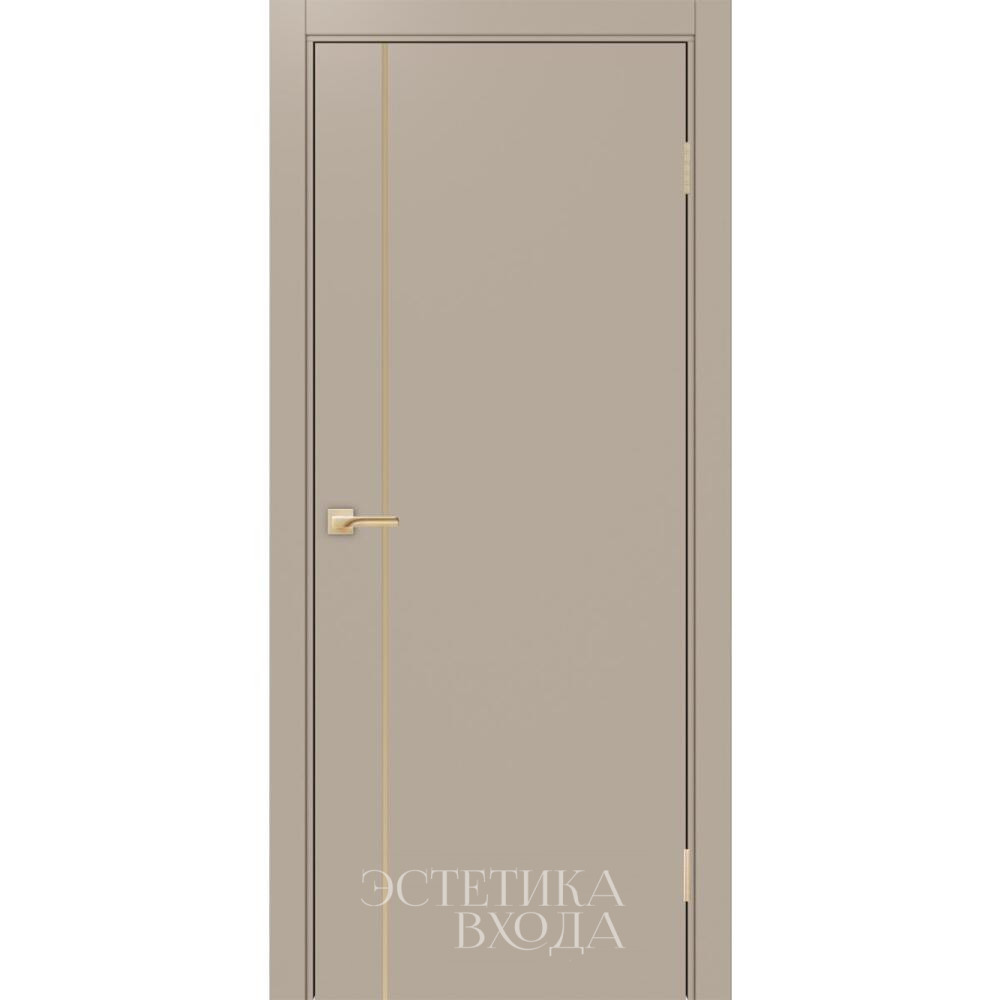 межкомнатная дверь Неаполь 204 молдинг алюм.золото оптима порте купить двери оптима порте в Краснодаре