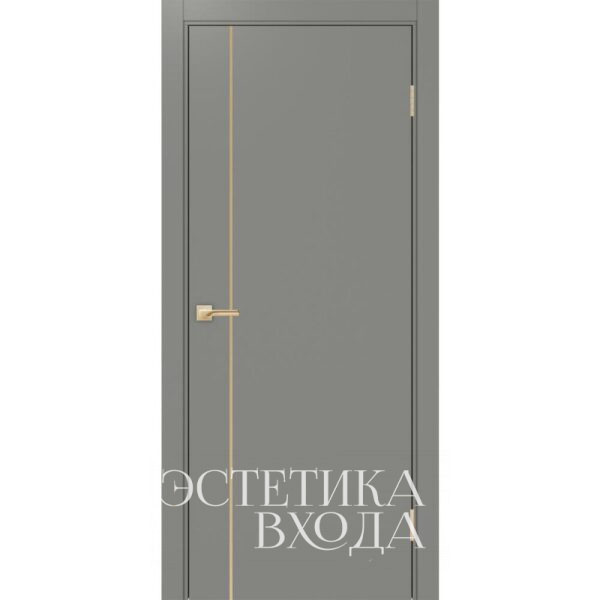 межкомнатная дверь Неаполь 204 молдинг алюм.золото оптима порте купить двери оптима порте в Краснодаре