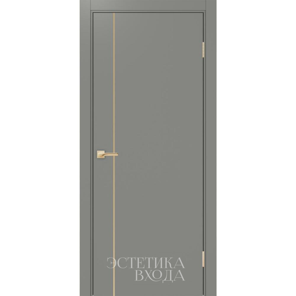 межкомнатная дверь Неаполь 204 молдинг алюм.золото оптима порте купить двери оптима порте в Краснодаре