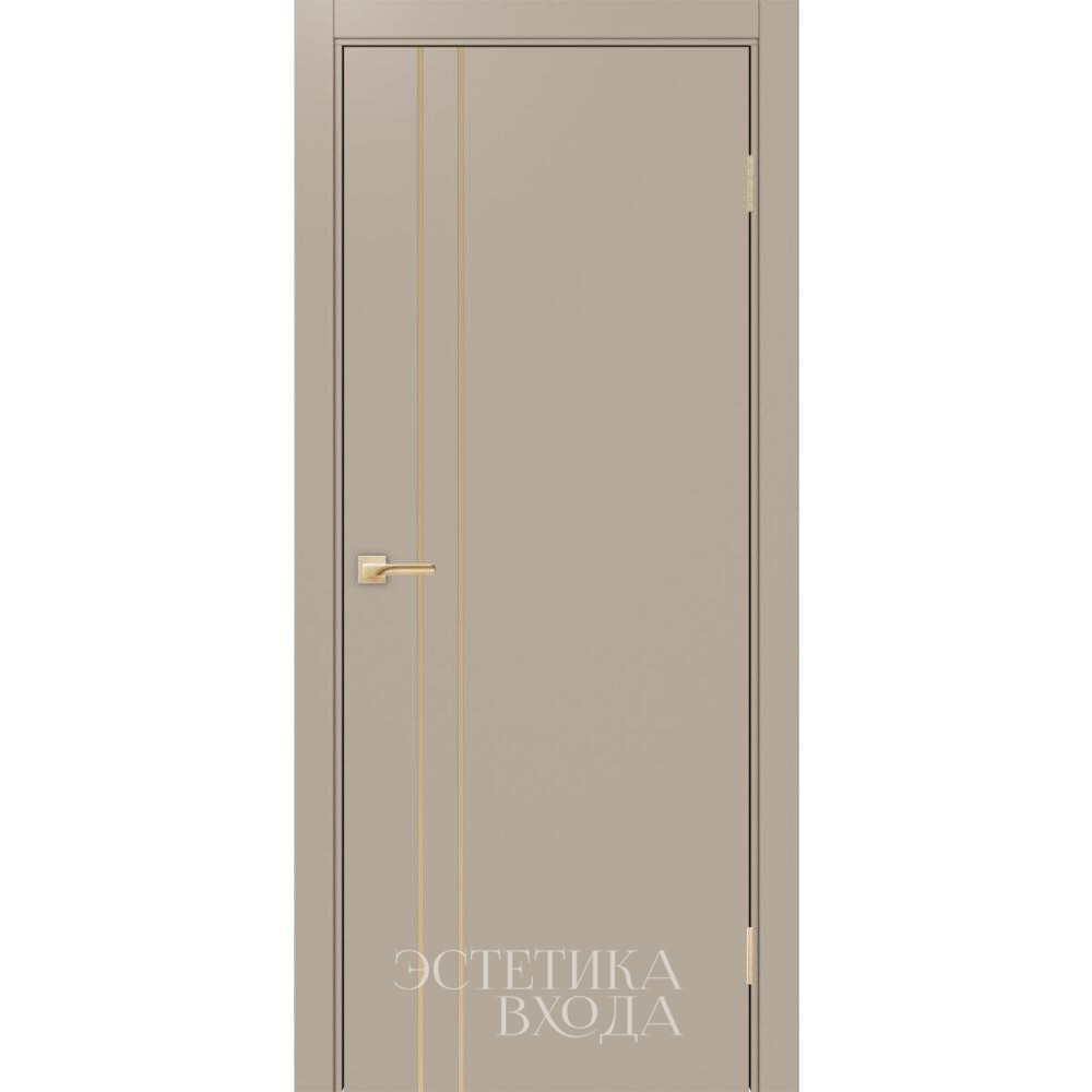 межкомнатная дверь Неаполь 205 молдинг алюм.золото оптима порте купить двери оптима порте в Краснодаре