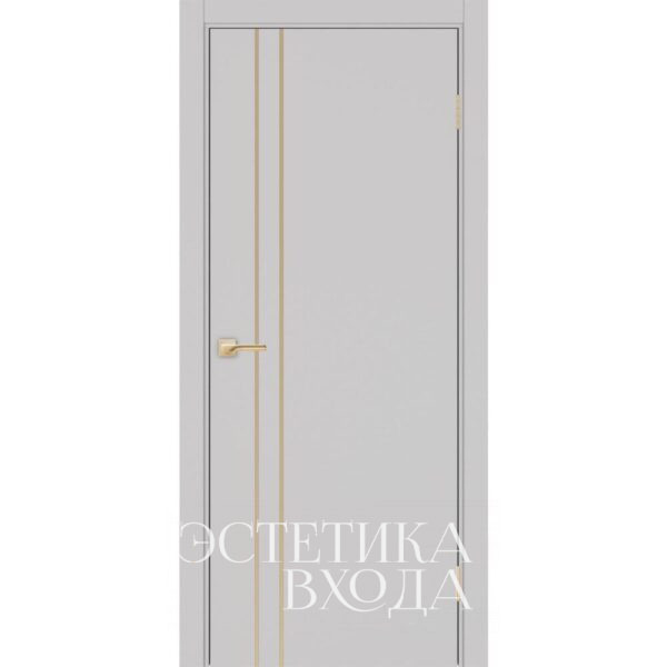 межкомнатная дверь Неаполь 205 молдинг алюм.золото оптима порте купить двери оптима порте в Краснодаре