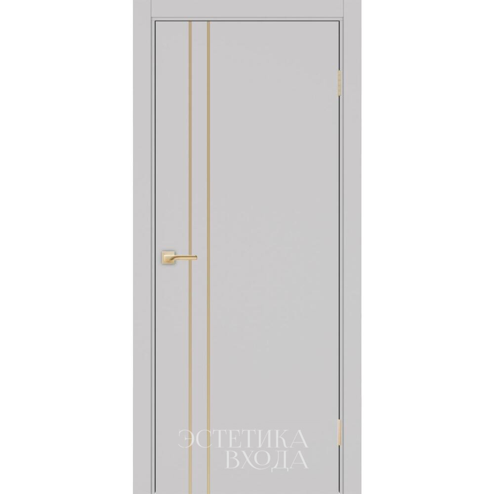 межкомнатная дверь Неаполь 205 молдинг алюм.золото оптима порте купить двери оптима порте в Краснодаре