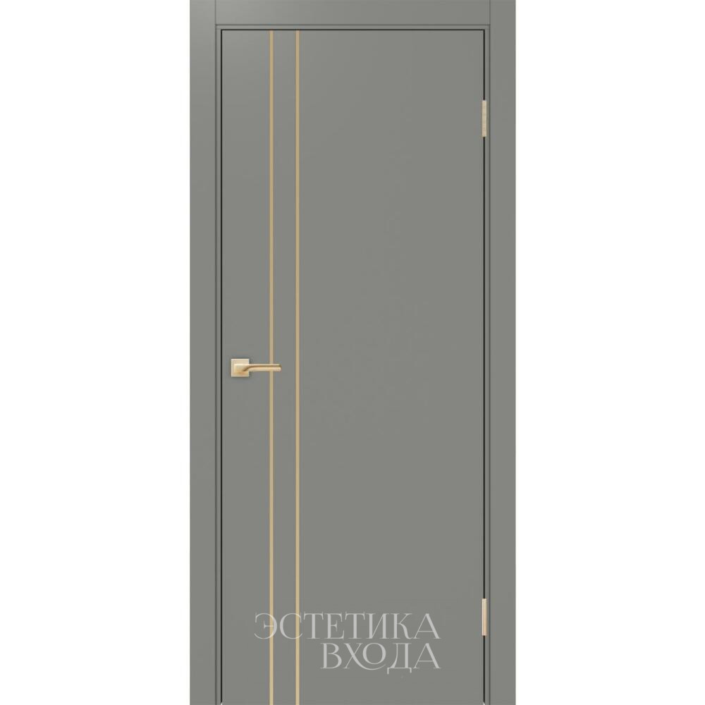 межкомнатная дверь Неаполь 205 молдинг алюм.золото оптима порте купить двери оптима порте в Краснодаре