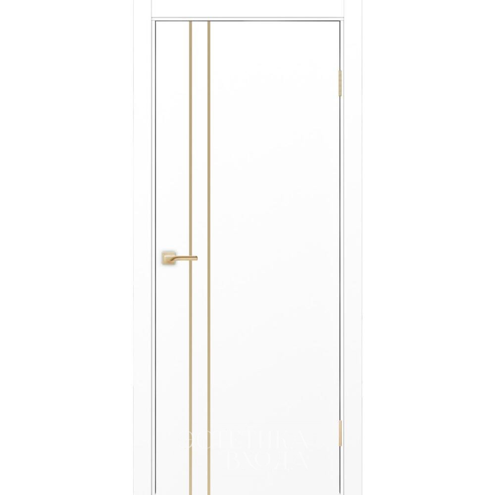 межкомнатная дверь Неаполь 205 молдинг алюм.золото оптима порте купить двери оптима порте в Краснодаре