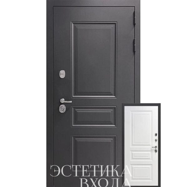 Входная дверь Прометей Серый Термо