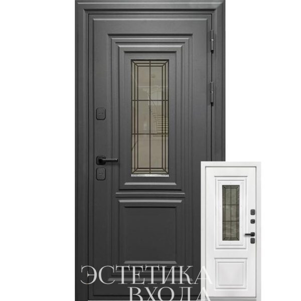 входная дверь Люксор Термо Фьюорд 7024 купить входную дверь в дом с терморазрывом Краснодар